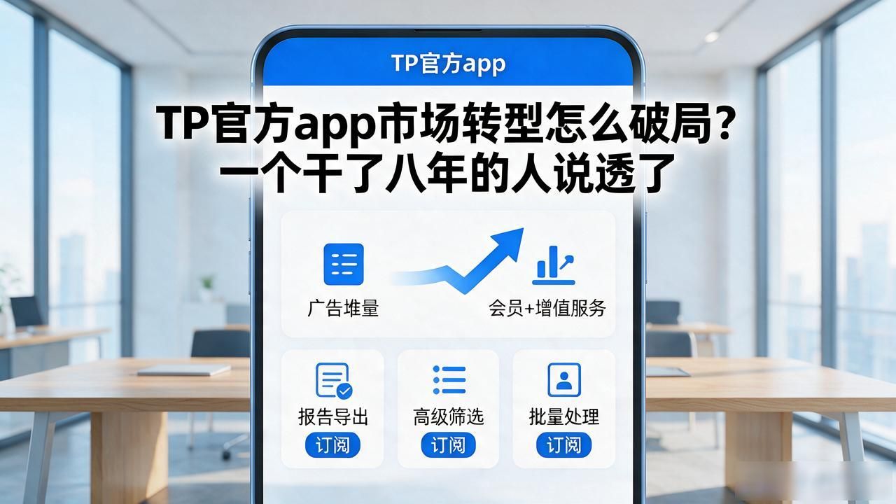 TP官方app市场转型怎么破局？一个干了八年的人说透了