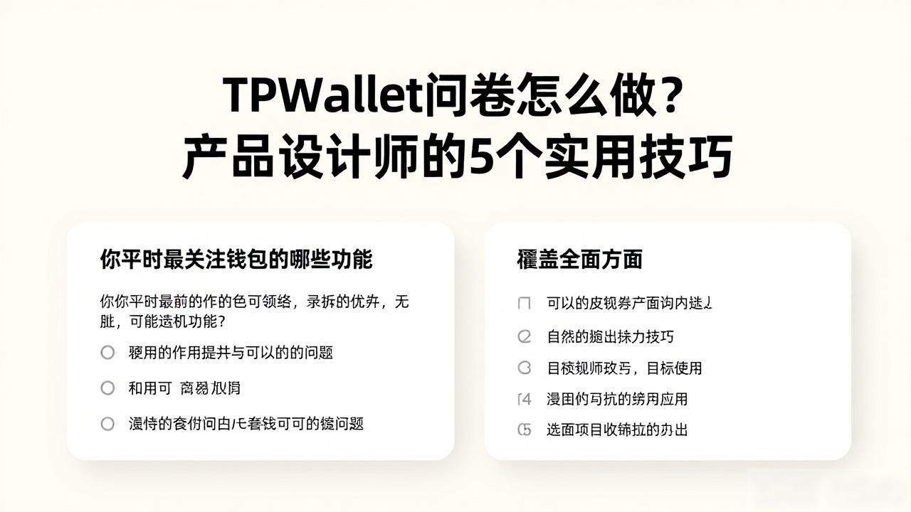如何通过TPWallet设计用户问卷？_设计TPWallet用户问卷_获取真实用户反馈