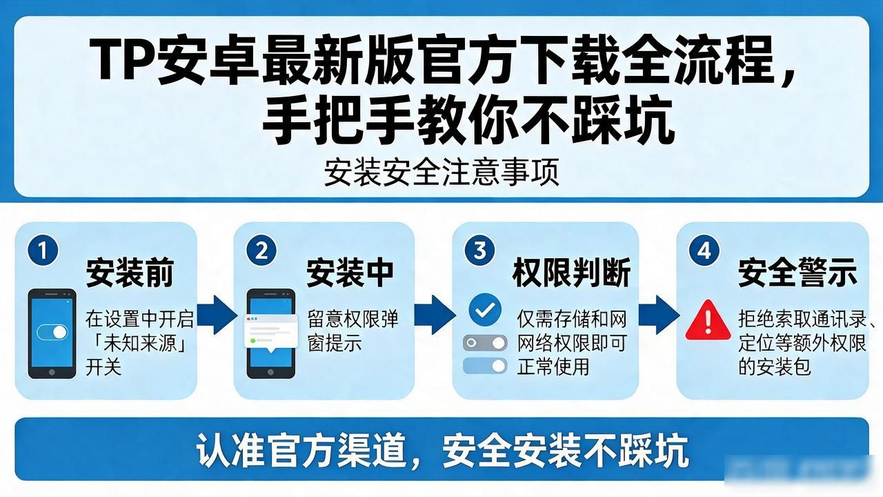 TP安卓最新版官方下载全流程，手把手教你不踩坑