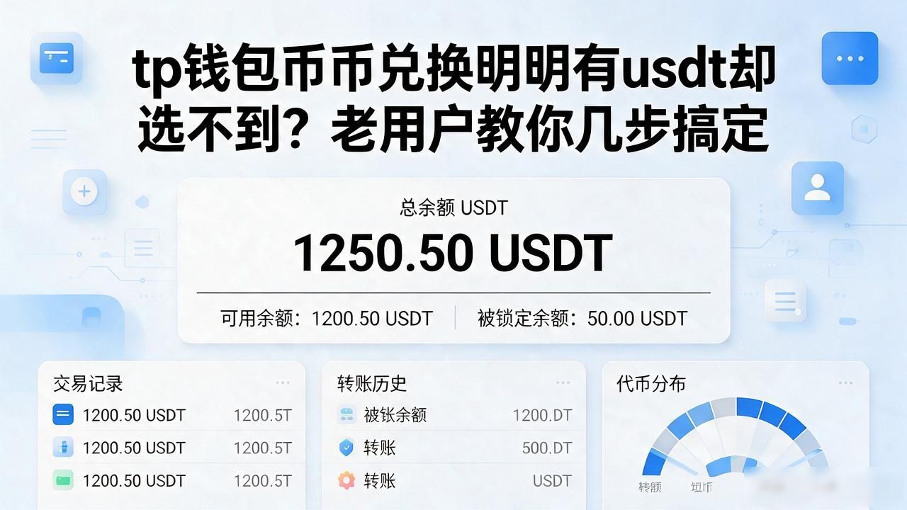 tp钱包币币兑换明明有usdt却选不到？老用户教你几步搞定