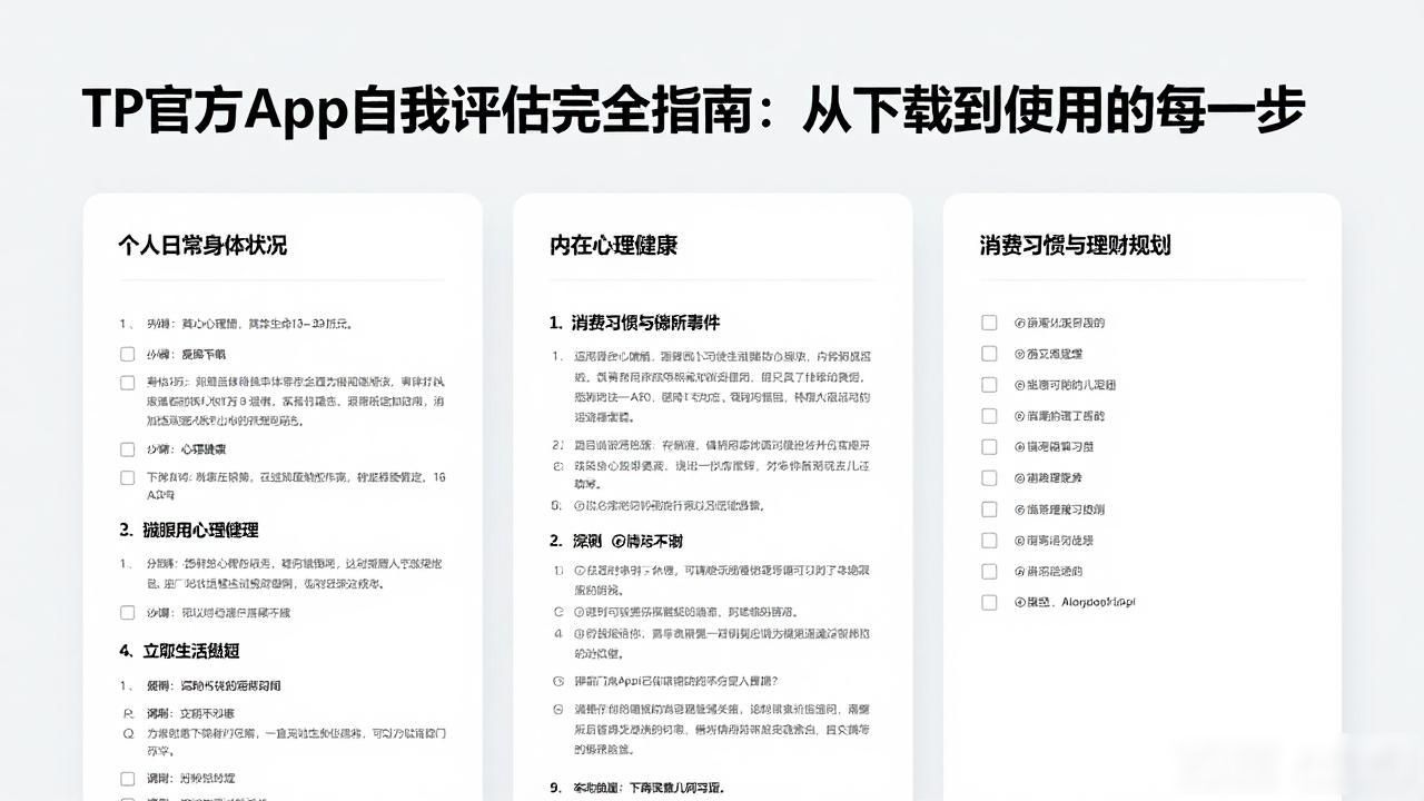 TP官方app自我评估工具_内置多维度测评模块_如何通过TP官方下载app进行自我评估