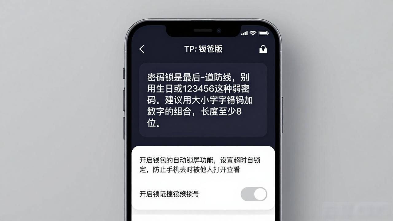 下载tp官方安卓最新版本后,需要重点关注的设置技巧。_新版安卓TokenPocket钱包安全设置细节_TokenPocket钱包新手资产安全设置