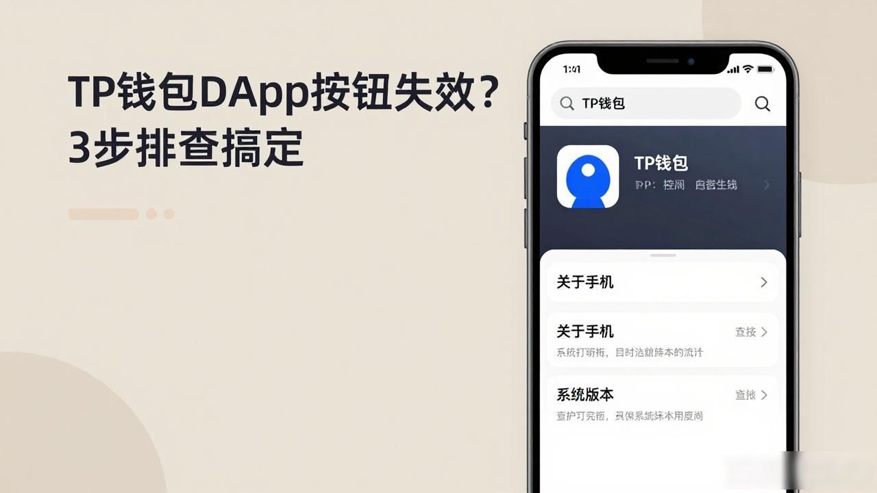 tp钱包dapp选项点不了_TP钱包DApp点不动解决办法_TP钱包DApp无响应排查方法