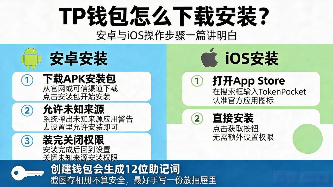 TP钱包怎么下载APP安装？手机操作步骤和注意事项一篇讲明白