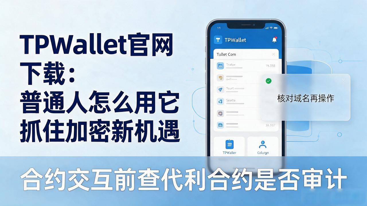 TPWallet官网下载：普通人怎么用它抓住加密新机遇