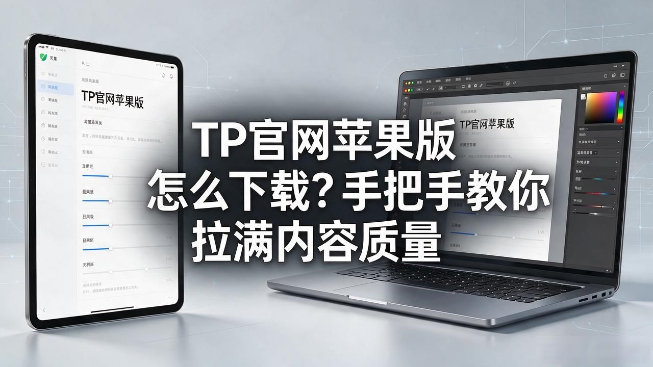 TP官网苹果版怎么下载？手把手教你拉满内容质量