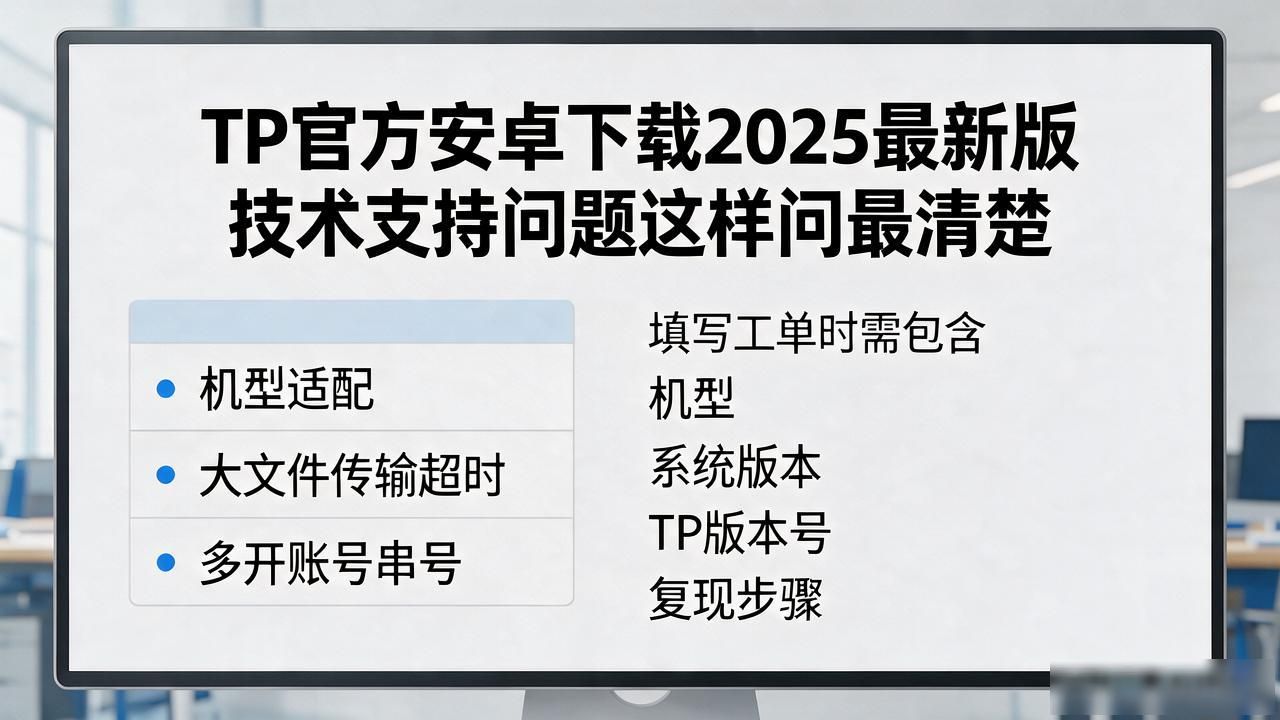 TP官方安卓下载2025最新版 技术支持问题这样问最清楚