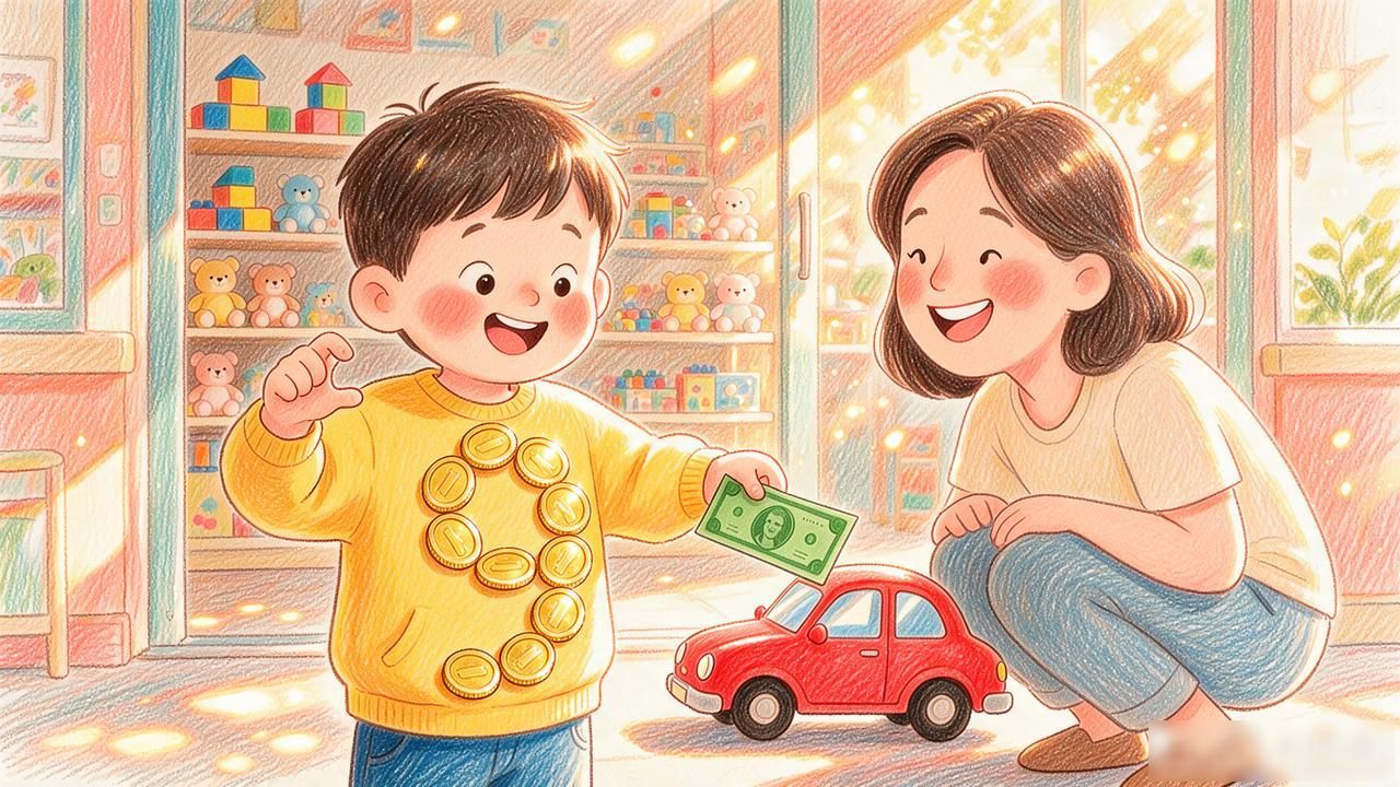 数字9的货币玩具怎么挑？带娃逛了三家店后的实在话