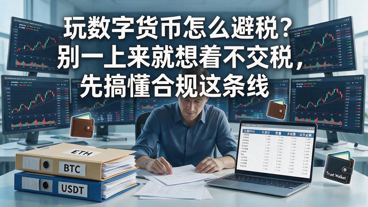 玩数字货币怎么避税？别一上来就想着不交税，先搞懂合规这条线