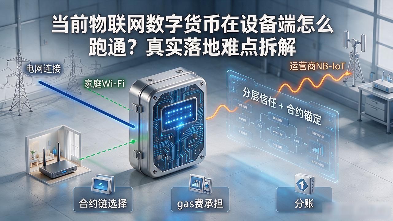 当前物联网数字货币在设备端怎么跑通？真实落地难点拆解