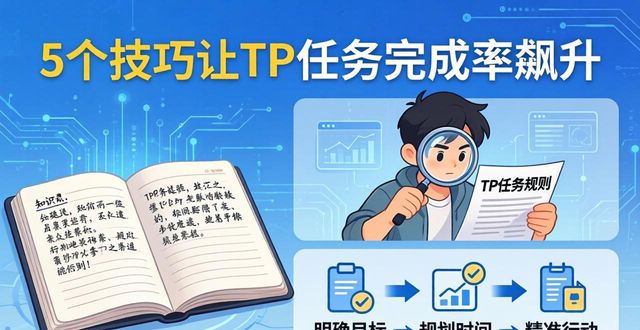 5个技巧让TP任务完成率飙升