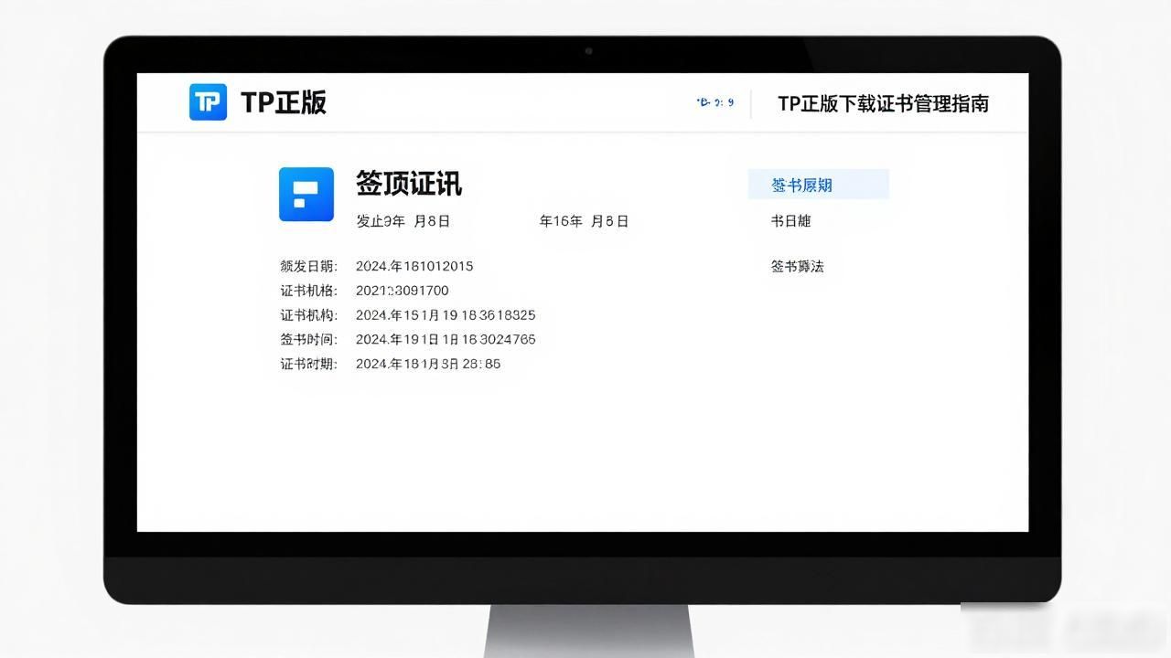 TP官方下载正版软件下载的证书管理_软件下载证书验证安全_证书过期弹窗处理