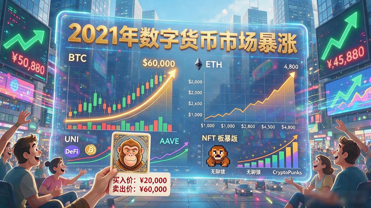 以太坊山寨币涨幅分析_数字货币市值2021_2021年比特币价格走势回顾