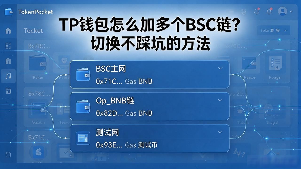 Op_BNB自定义网络添加方法_TP钱包BSC多链切换教程_TP钱包多个BSC链