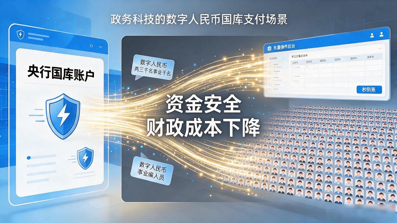数字货币 财政场景_数字人民币财政应用_国库集中支付效率提升