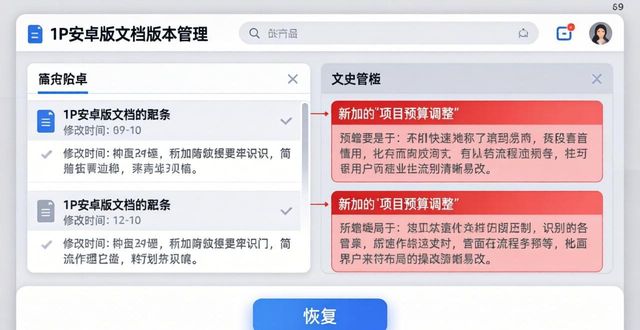 TP安卓版文档版本管理，轻松找回历史记录