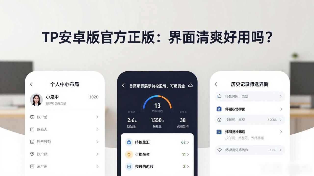 安卓版TP官方APP_TP安卓版官方正版的用户界面与使用体验_交易页面数据加载速度