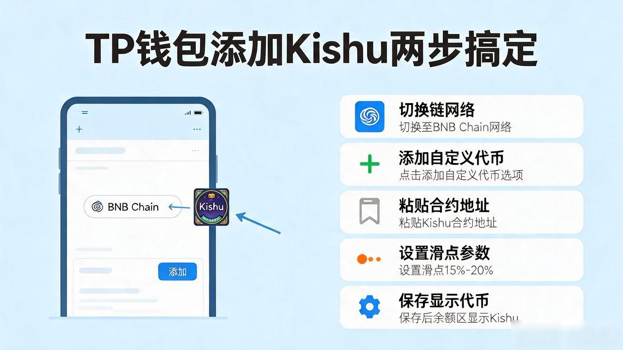TP钱包怎么添加Kishu？两步搞定不踩坑