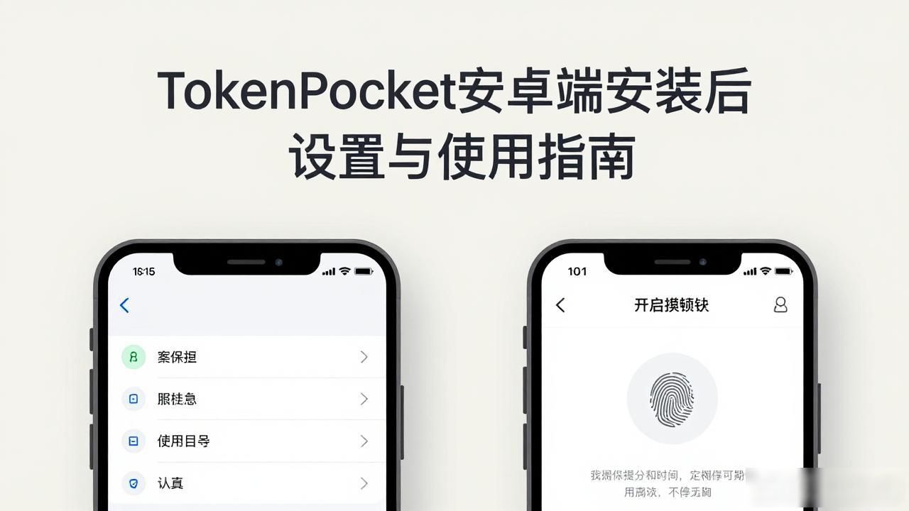 TokenPocket初始配置步骤_TokenPocket安卓版新手教程_下载tokenpocket官网安卓后,常见设置步骤与操作指南