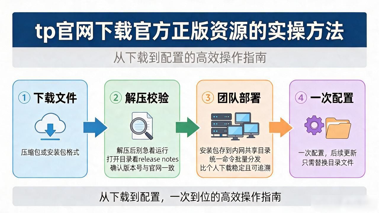 tp官网下载官方正版资源的实操方法，从下载到配置的高效操作指南