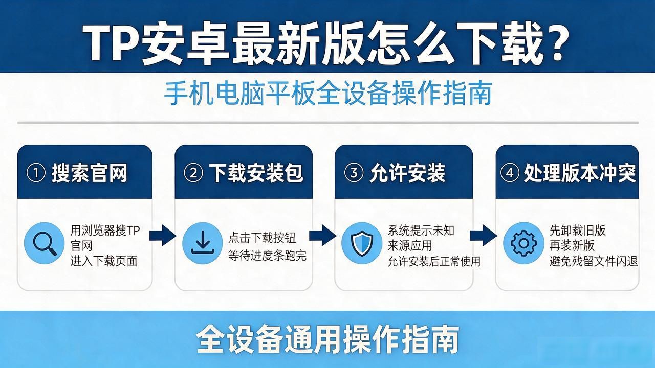 TP安卓最新版怎么下载？手机电脑平板全设备操作指南