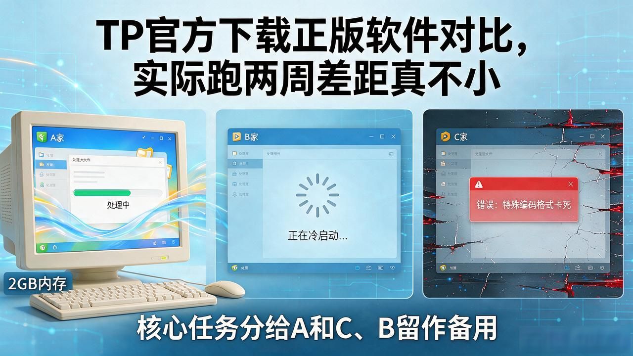 TP官方下载正版软件对比，实际跑两周差距真不小