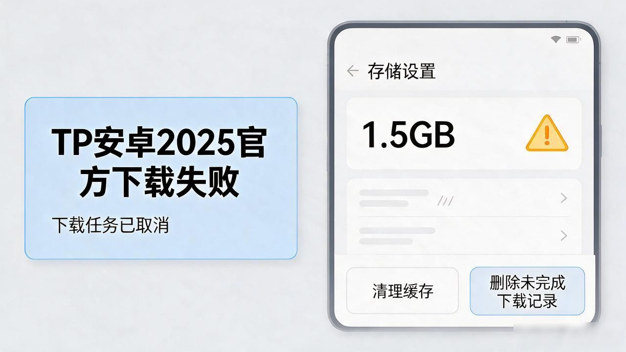 TP安卓2025官方下载失败？别硬刷新了，换个思路三分钟搞定