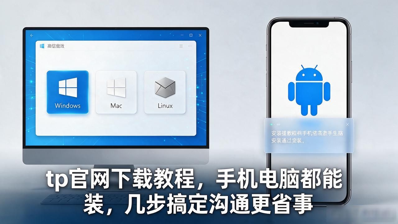 tp官网下载教程，手机电脑都能装，几步搞定沟通更省事
