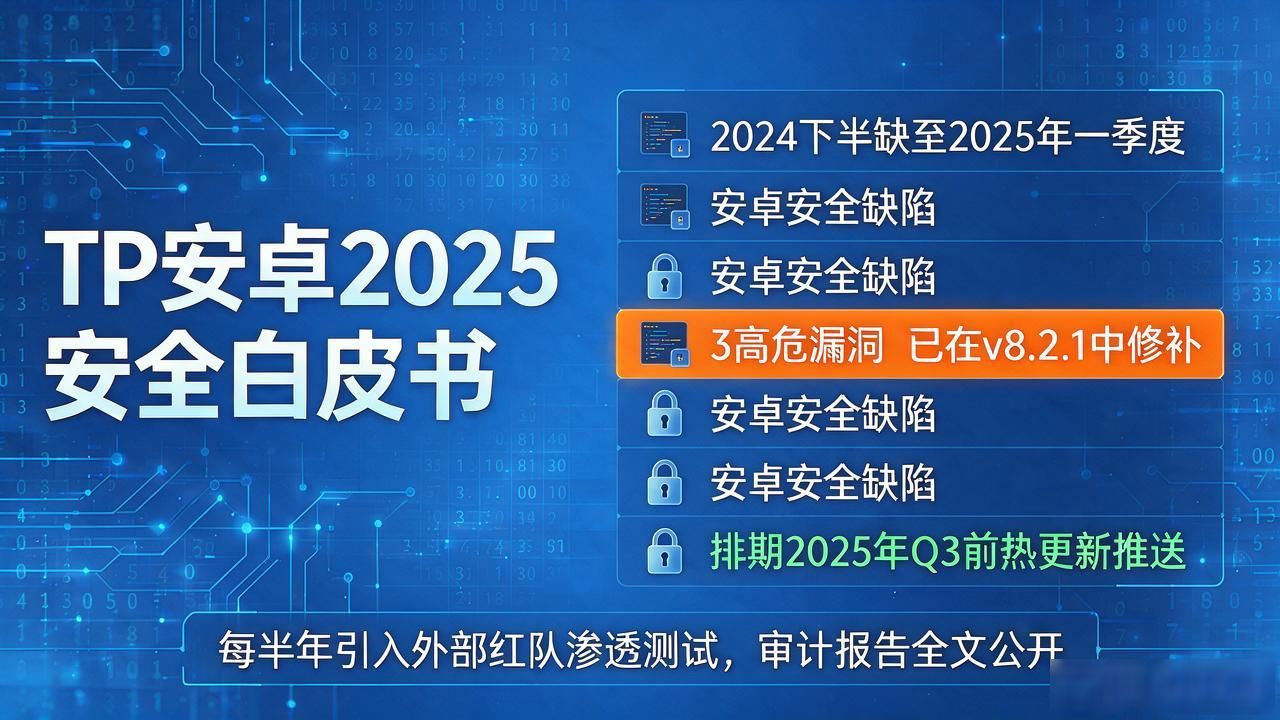 TP安卓2025安全白皮书：数据存储和漏洞修复一次说清