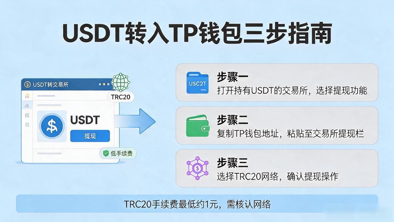 USDT怎么转进TP钱包？手把手教你三步搞定